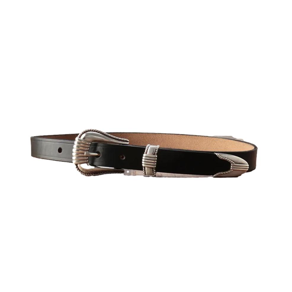 The Flat Head Chromexcel Western Belt