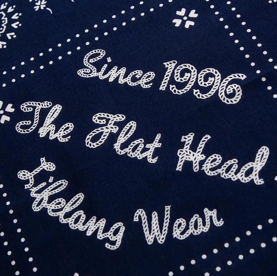 The Flat Head Bandana (Navy)