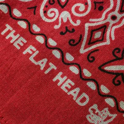 The Flat Head Bandana (Red)