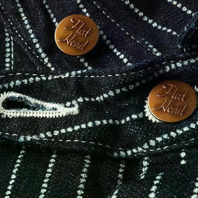 The Flat Head 10oz. Denim Wabash Coverall