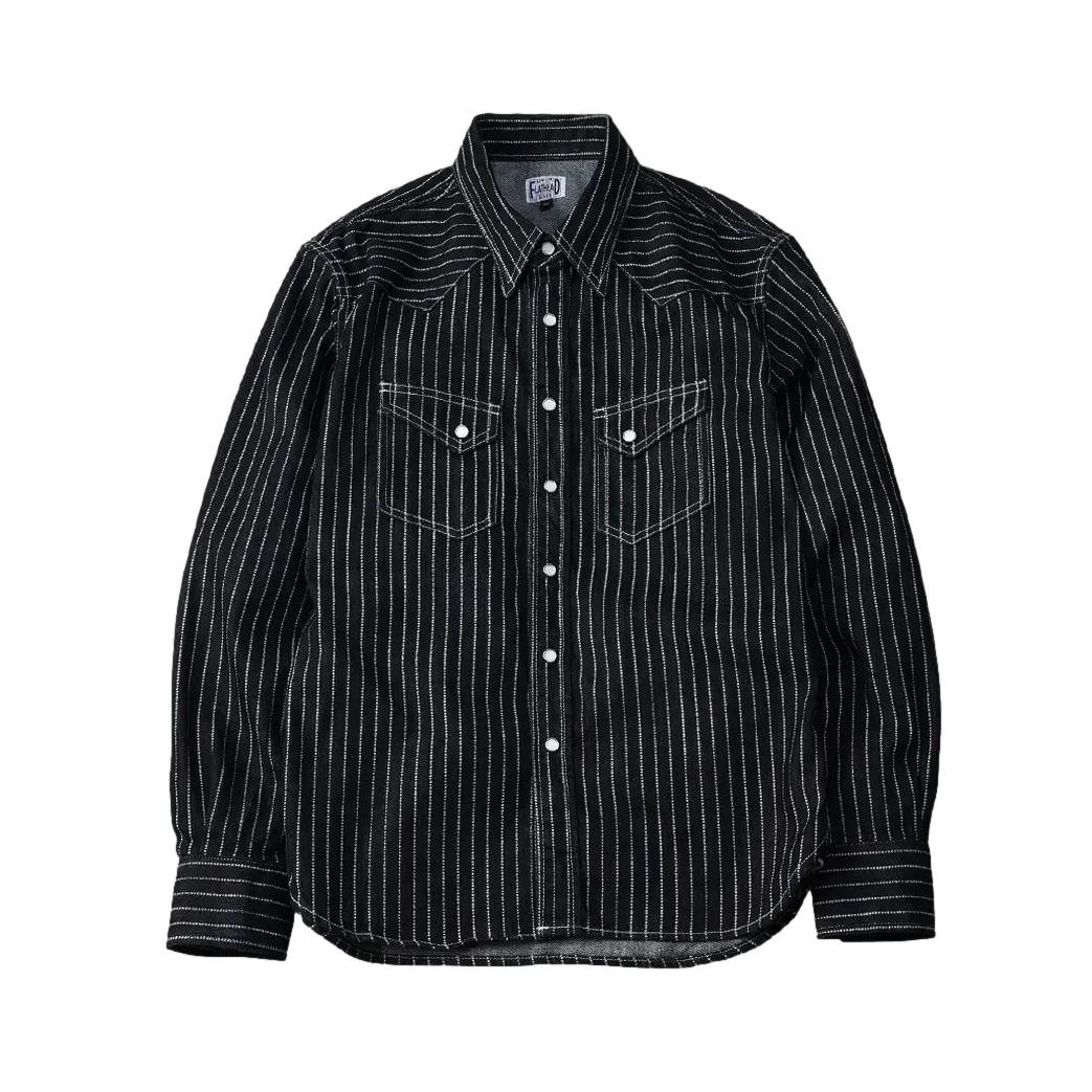 The Flat Head 10oz. Selvedge Denim Wabash Shirt 48 The Flat Head 10oz. Selvedge Denim Wabash Shirt 48