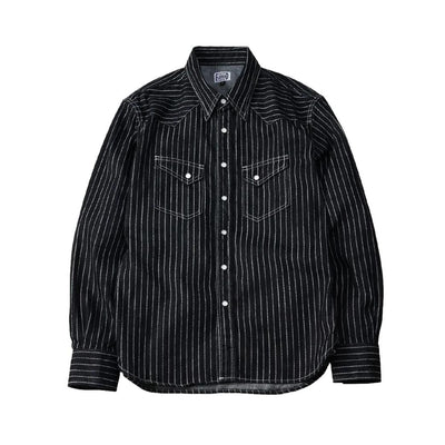 The Flat Head 10oz. Selvedge Denim Wabash Shirt