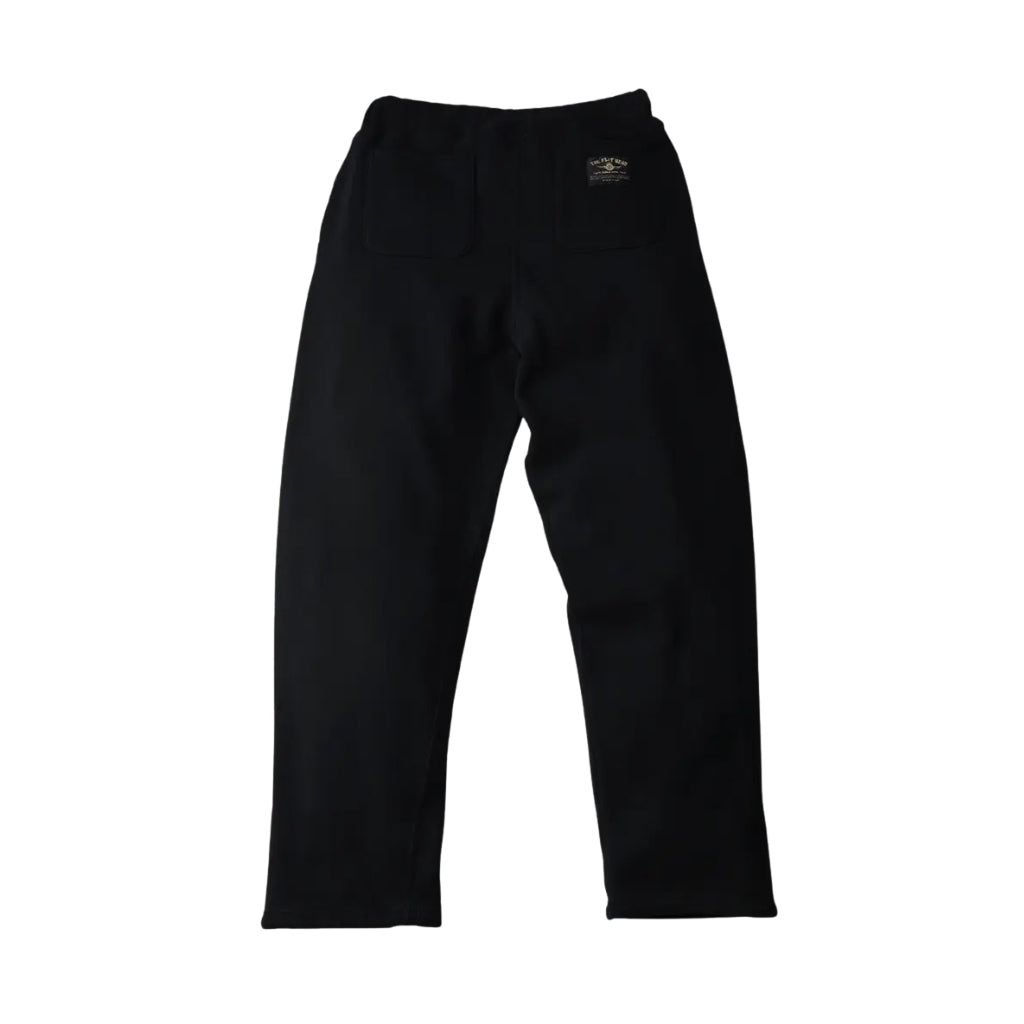 The Flat Head Heavyweight Sweatpants (Black) - Okayama Denim