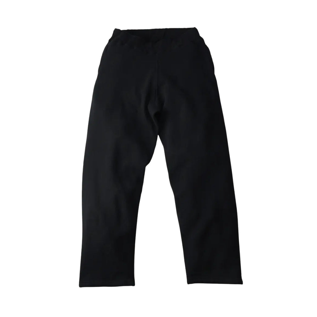 The Flat Head Heavyweight Sweatpants (Black) - Okayama Denim