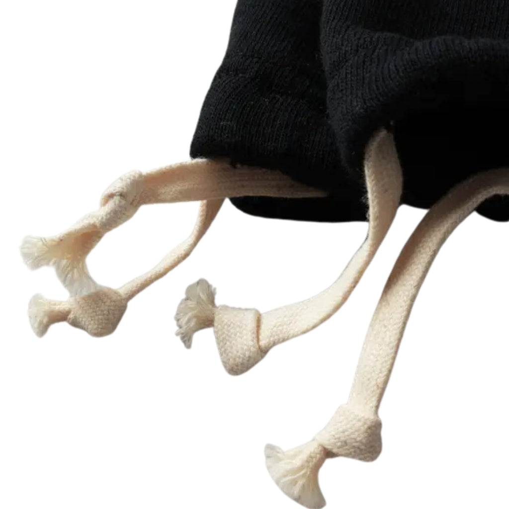 The Flat Head Heavyweight Sweatpants (Black) - Okayama Denim