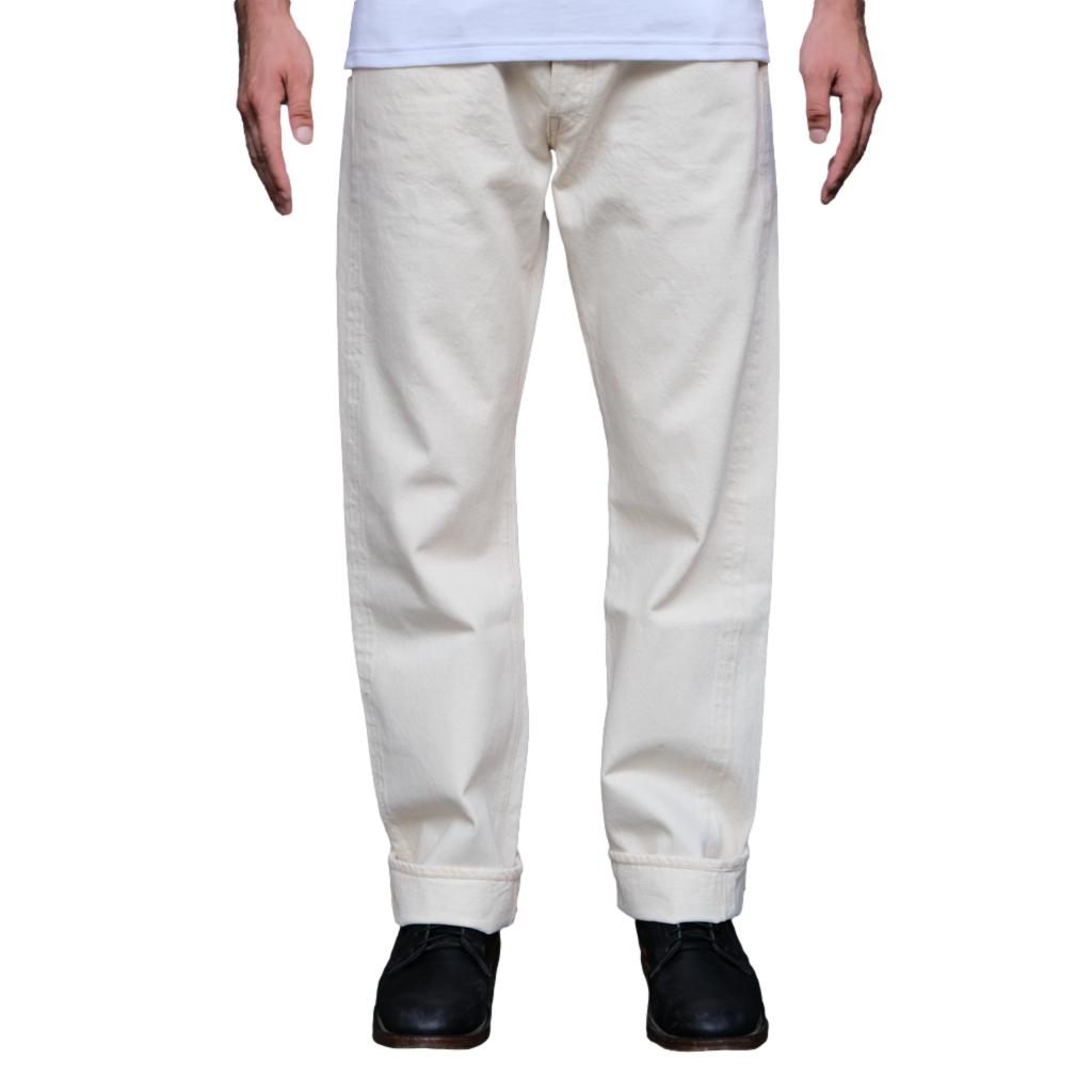 Fullcount 0105EC Ecru Selvedge Jeans (Wide Straight)