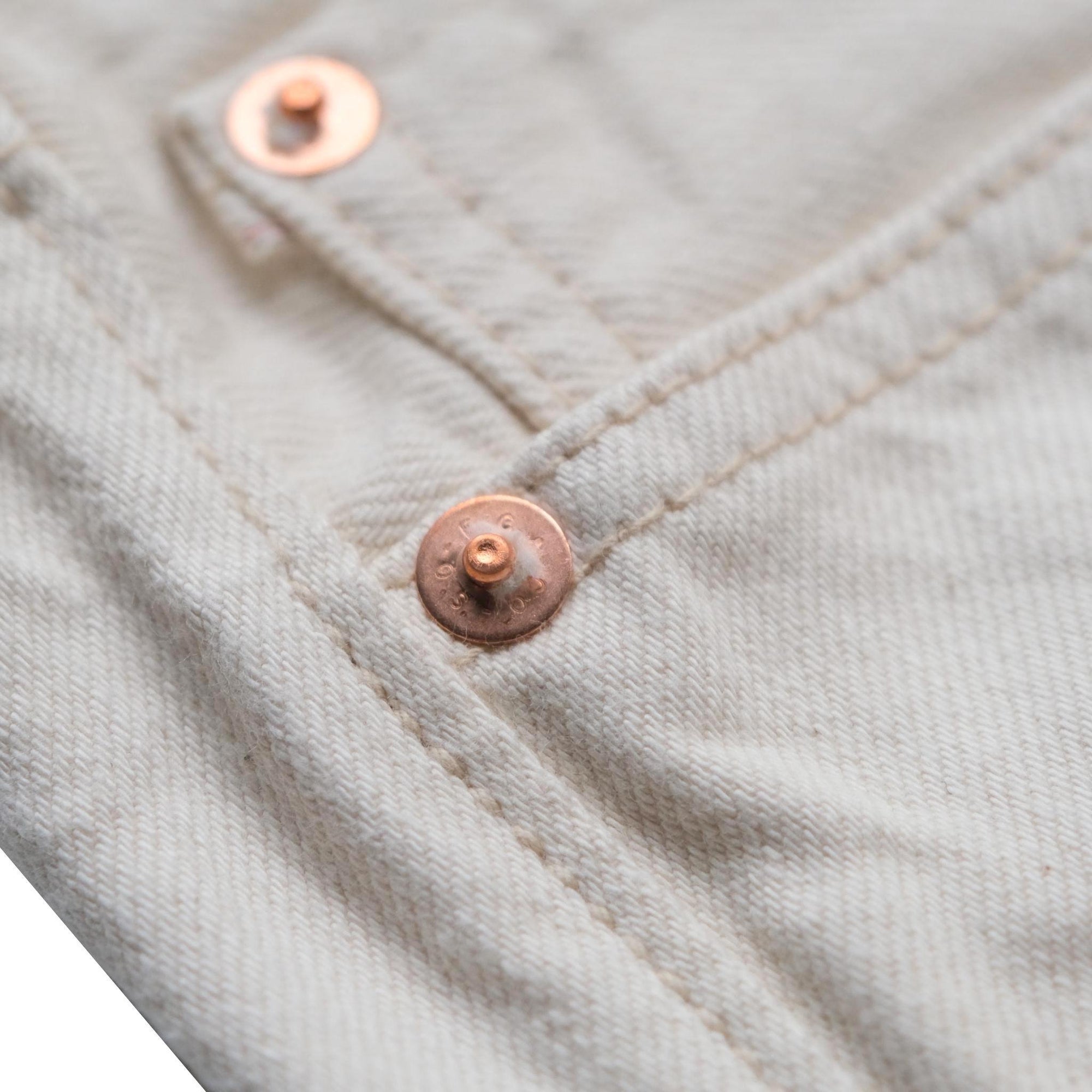 Fullcount 0105EC Ecru Selvedge Jeans (Wide Straight)