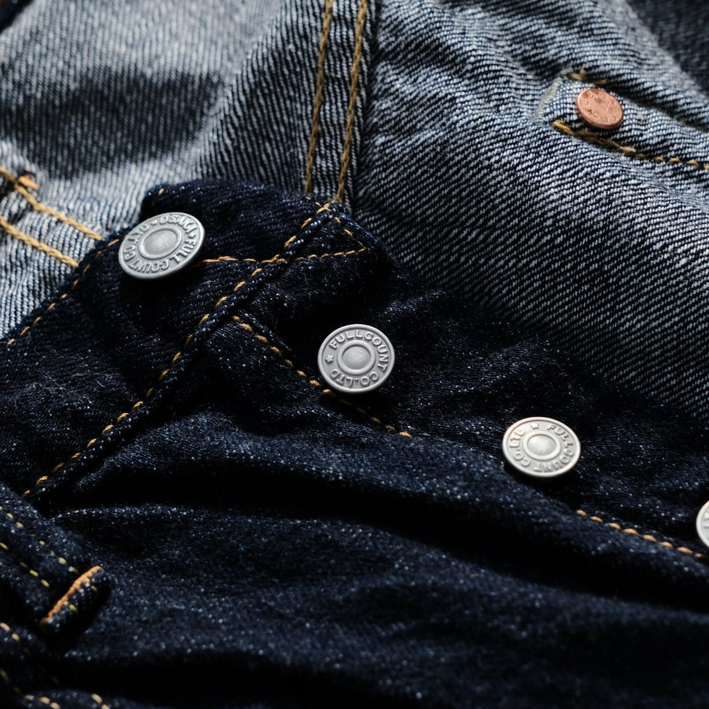 Fullcount 0105SS 11.5oz. "Super Smooth" Selvedge Jeans (Wide Straight)