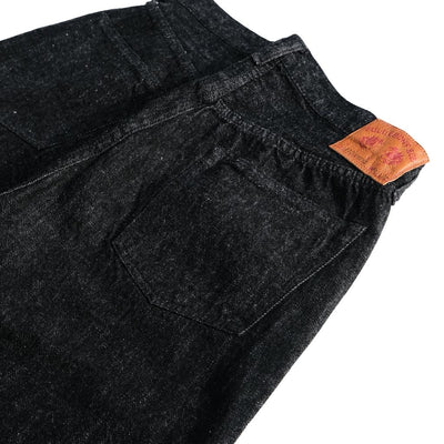 Fullcount 0103BKSS 11.5oz. "Super Smooth" Black Selvedge Jeans (Clean Straight)