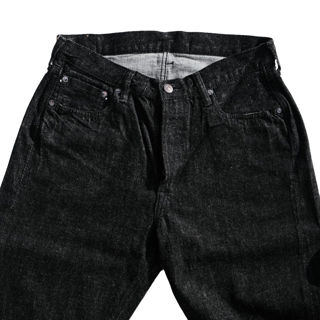 Fullcount 1103BKSS 11.5oz. "Super Smooth" Black Selvedge Jeans (Clean Straight)