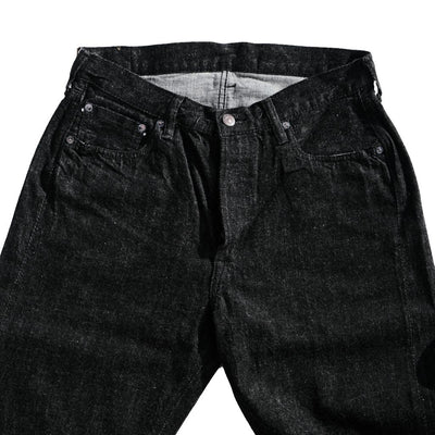 Fullcount 0103BKSS 11.5oz. "Super Smooth" Black Selvedge Jeans (Clean Straight)