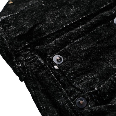 Fullcount 0103BKSS 11.5oz. "Super Smooth" Black Selvedge Jeans (Clean Straight)