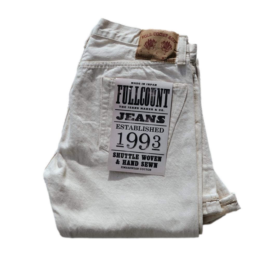 Fullcount 1108EC Ecru Selvedge Jeans (Slim Straight)