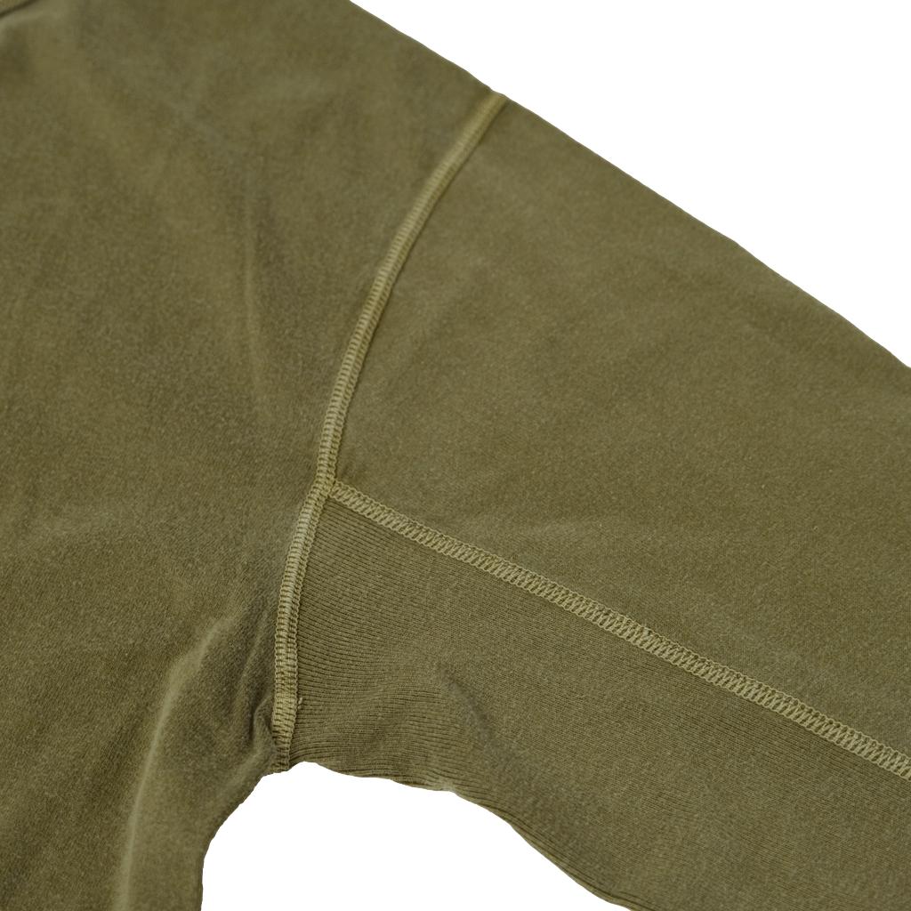Fullcount Flatseam Heavyweight L/S Tee (Olive) - Okayama Denim
