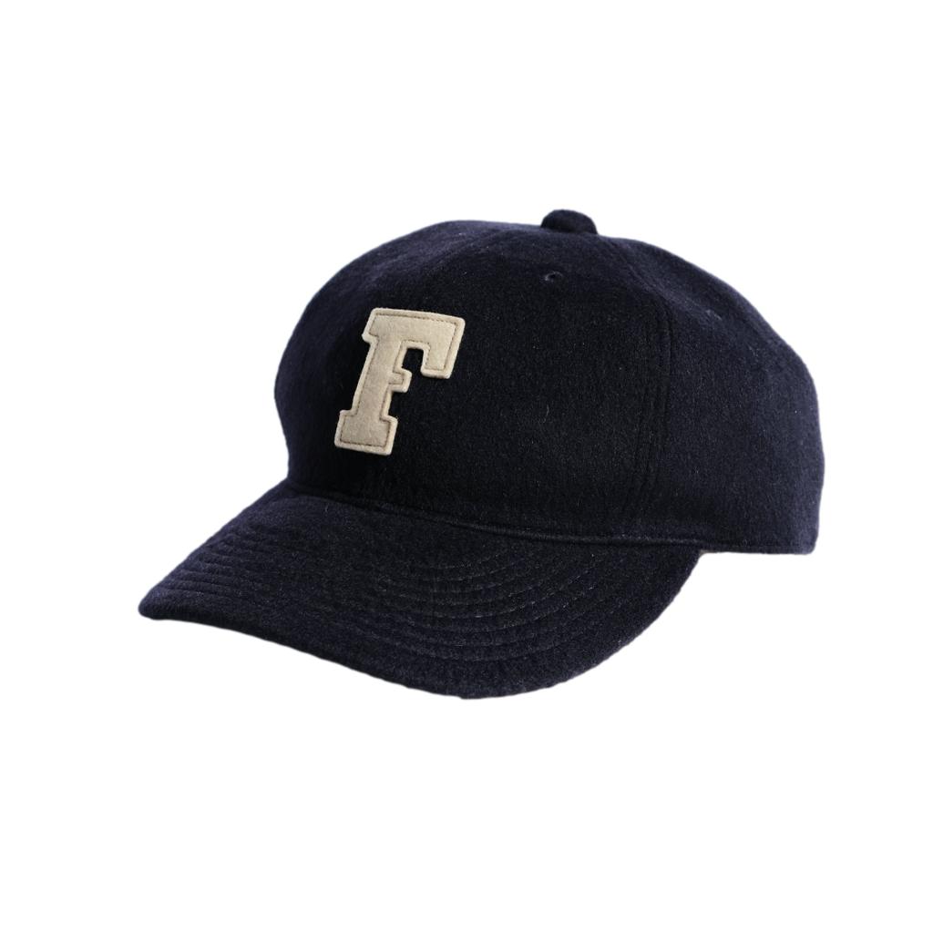 Fullcount Navy Melton Wool Baseball Cap