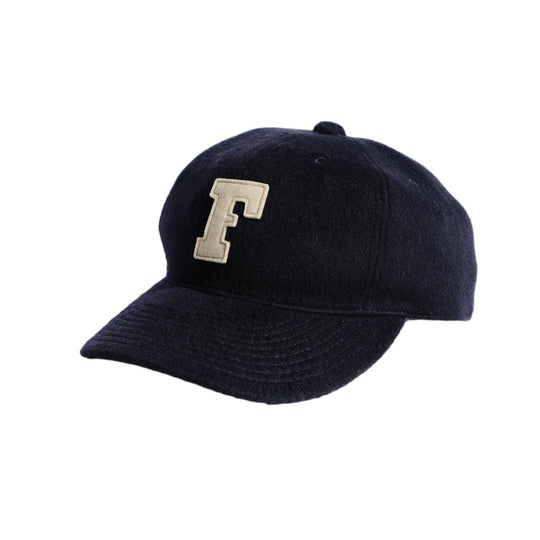 Fullcount Navy Melton Wool Baseball Cap