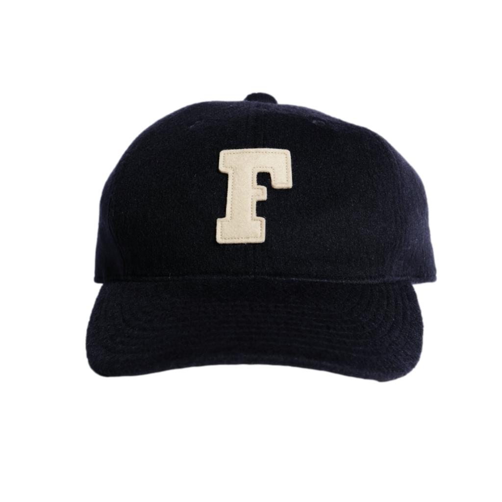 Fullcount Navy Melton Wool Baseball Cap