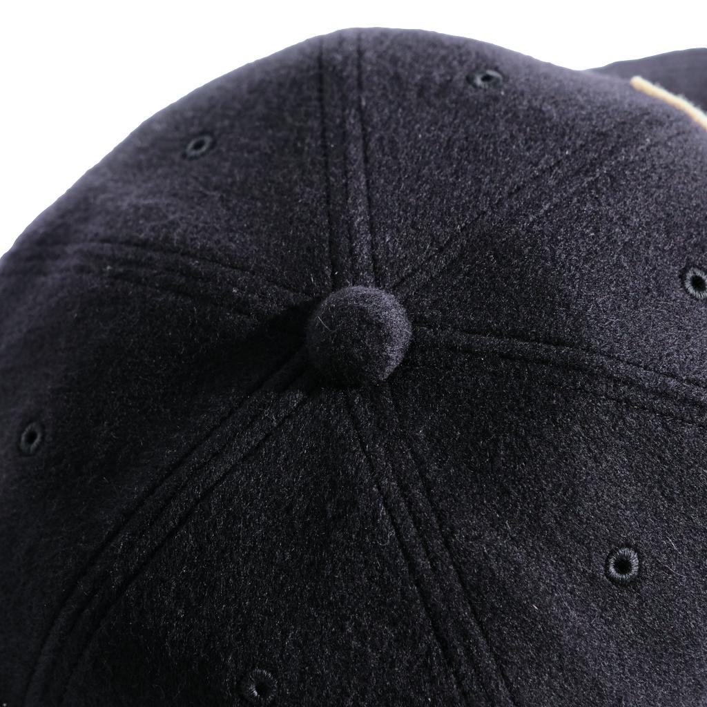 Fullcount Navy Melton Wool Baseball Cap