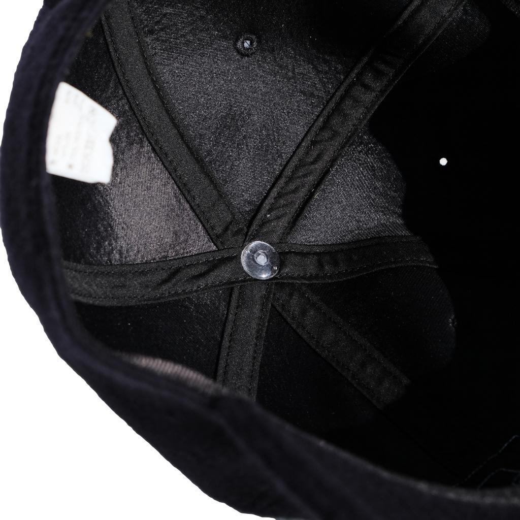 Fullcount Navy Melton Wool Baseball Cap