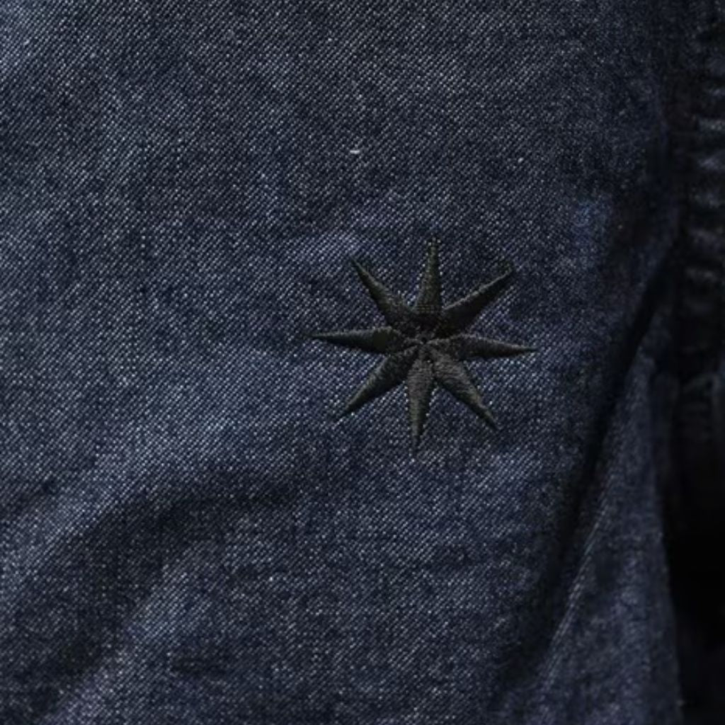 Fullcount x GDC Leather Collar Denim Chore Jacket