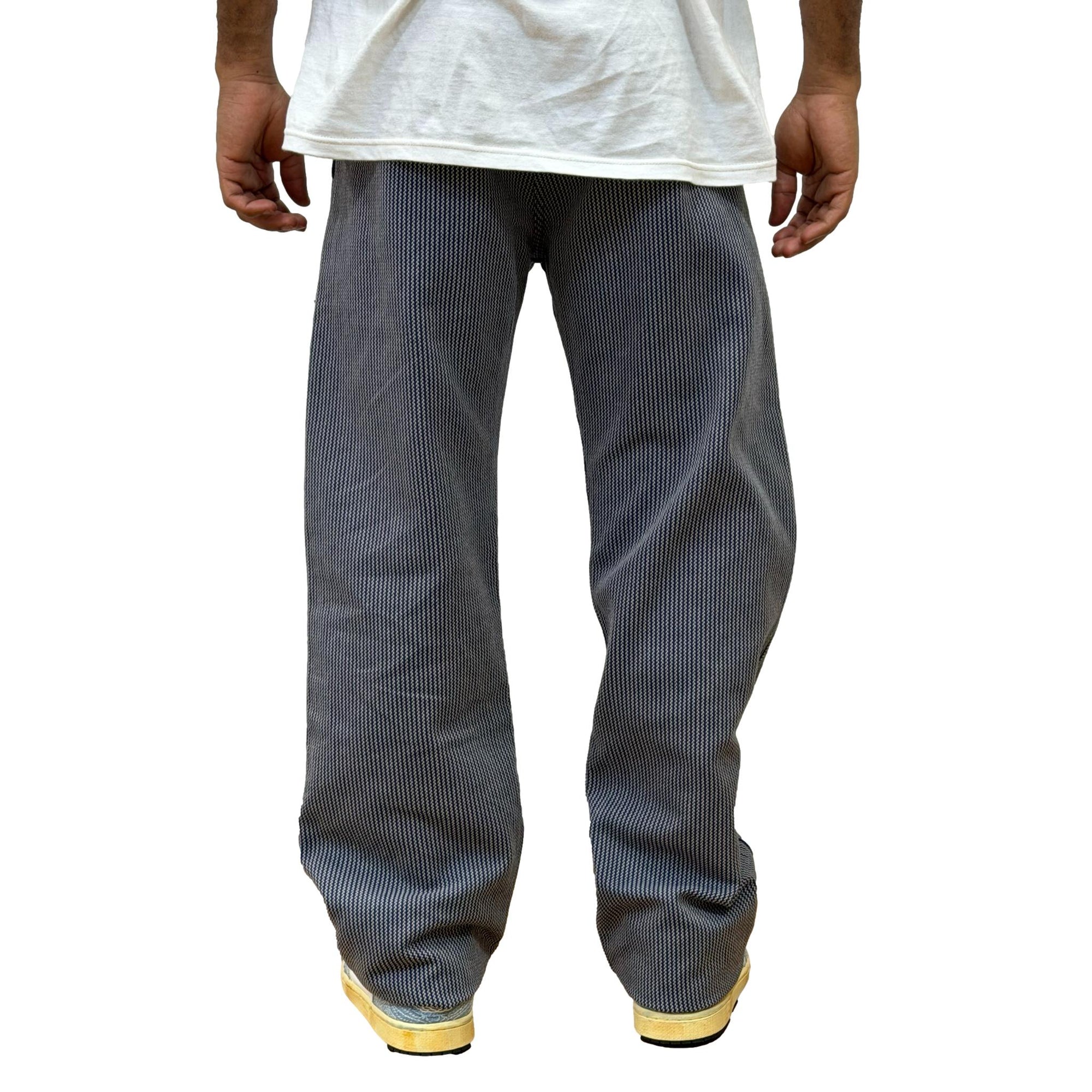 [Pre-Order] Studio D'Artisan "Noragi" Indigo Stripe Work Trousers