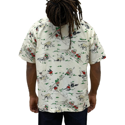 [Pre-Order] Studio D'Artisan "Western" Original Aloha Shirt (Ivory)