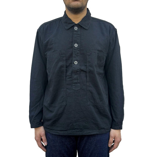 Fullcount Black US Army Denim Pullover Shirt