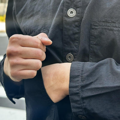 Fullcount Black US Army Denim Pullover Shirt