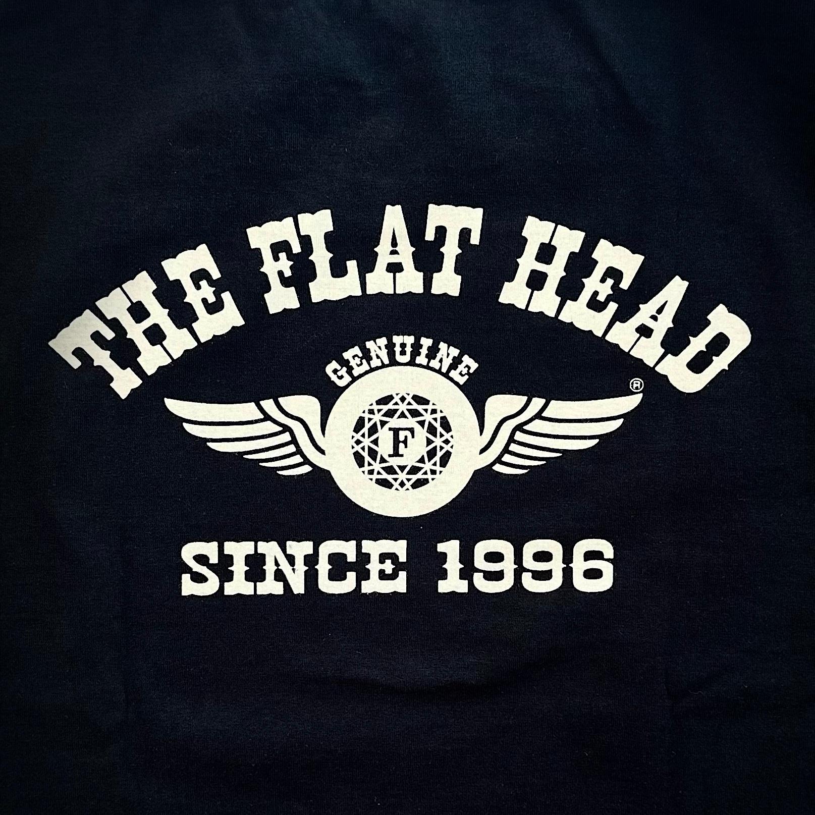 The Flat Head "Flying Wheel" Print Tee - Okayama Denim