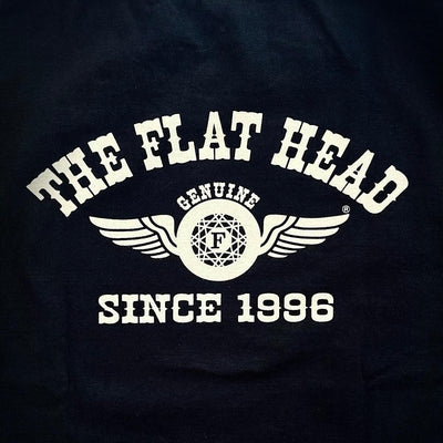 The Flat Head "Flying Wheel" Print Tee - Okayama Denim