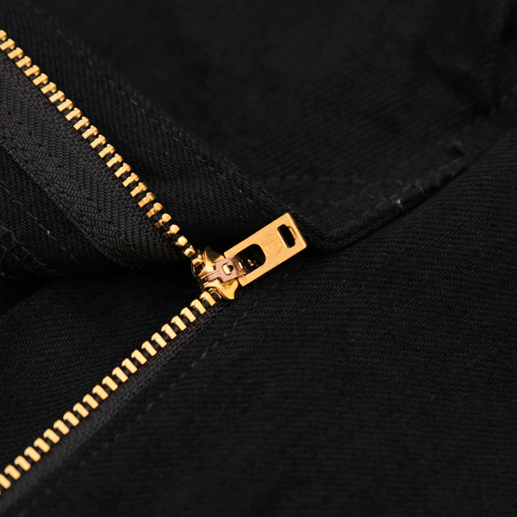 Japan Blue J214 'Circle' Black Selvedge Jeans (Tapered