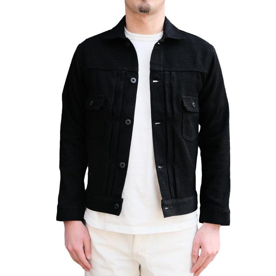Japan Blue Black Sashiko Type 2 Jacket