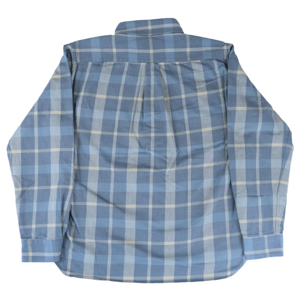 Japan Blue Sulphur Dyed Check Shirt (Blue)