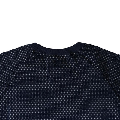 Japan Blue Cross Sashiko Jacquard Sweatshirt
