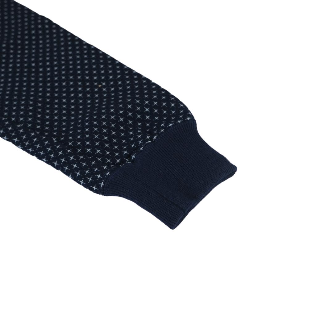 Japan Blue Cross Sashiko Jacquard Sweatshirt