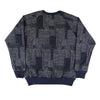 Japan Blue Patchwork Sashiko Jacquard Sweatshirt