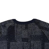 Japan Blue Patchwork Sashiko Jacquard Sweatshirt