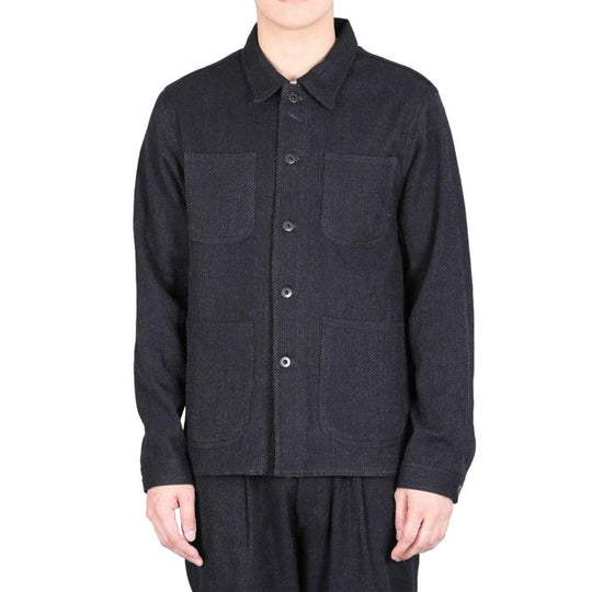Japan Blue Black Sashiko Coverall