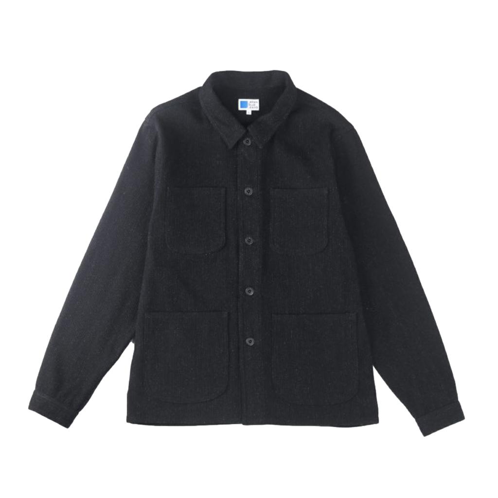 Japan Blue Black Sashiko Coverall