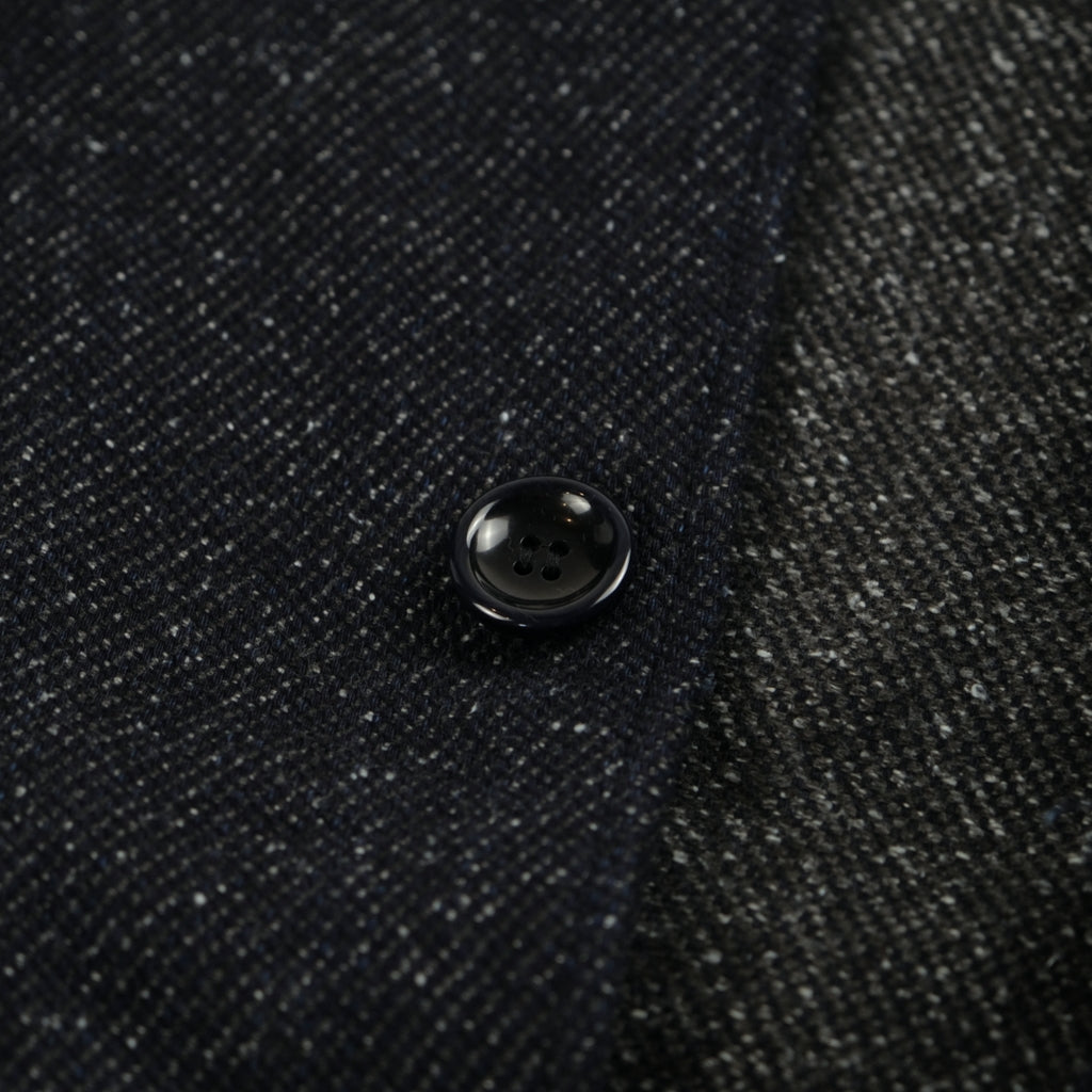 Japan Blue 12oz. Tweed Denim Balmacaan Coat - Okayama Denim