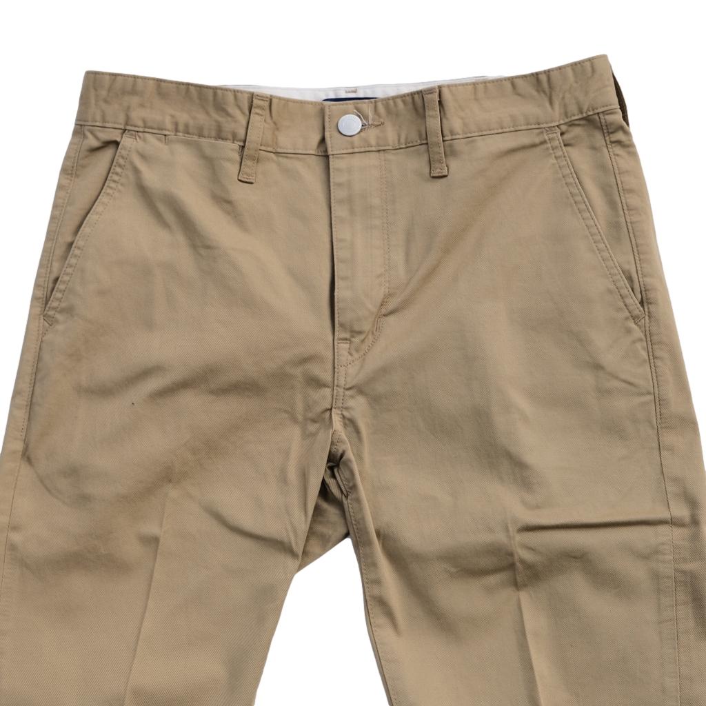 Japan Blue Slim Fit Stretch Trousers (Beige)