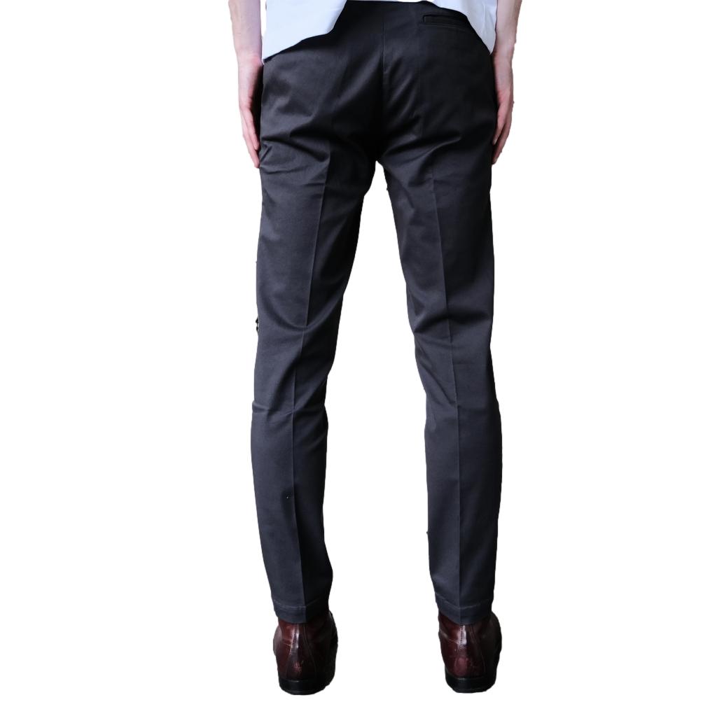 Japan Blue Slim Fit Stretch Trousers (Gray)