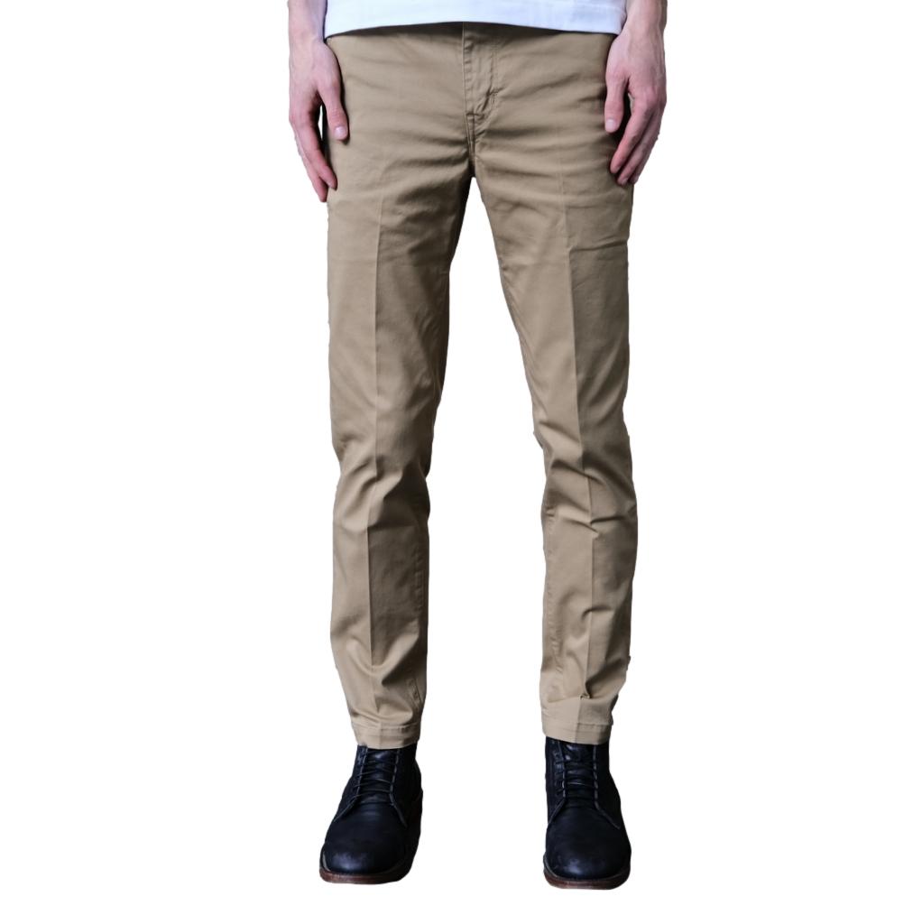 Japan Blue Slim Fit Stretch Trousers (Beige)