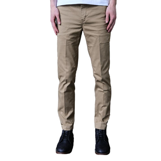 Japan Blue Slim Fit Stretch Trousers (Beige)