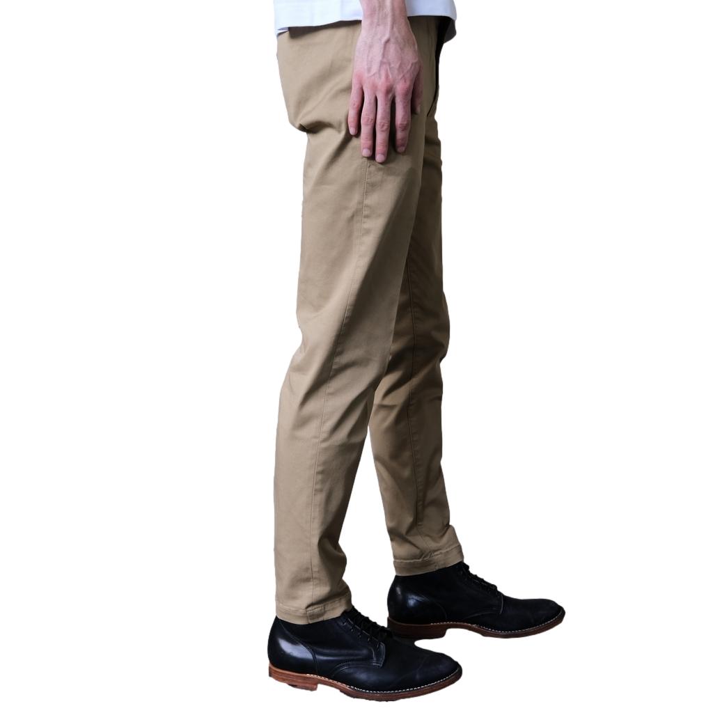 Japan Blue Slim Fit Stretch Trousers (Beige)