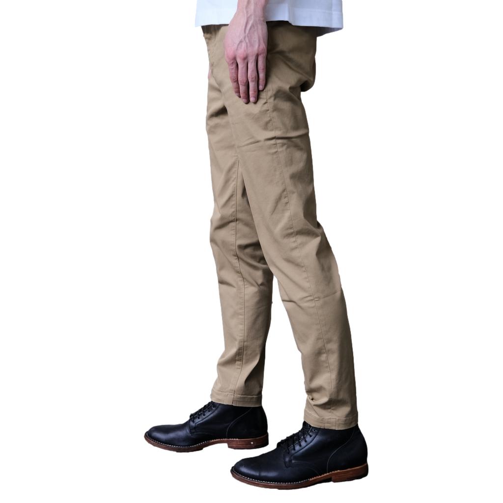 Japan Blue Slim Fit Stretch Trousers (Beige)