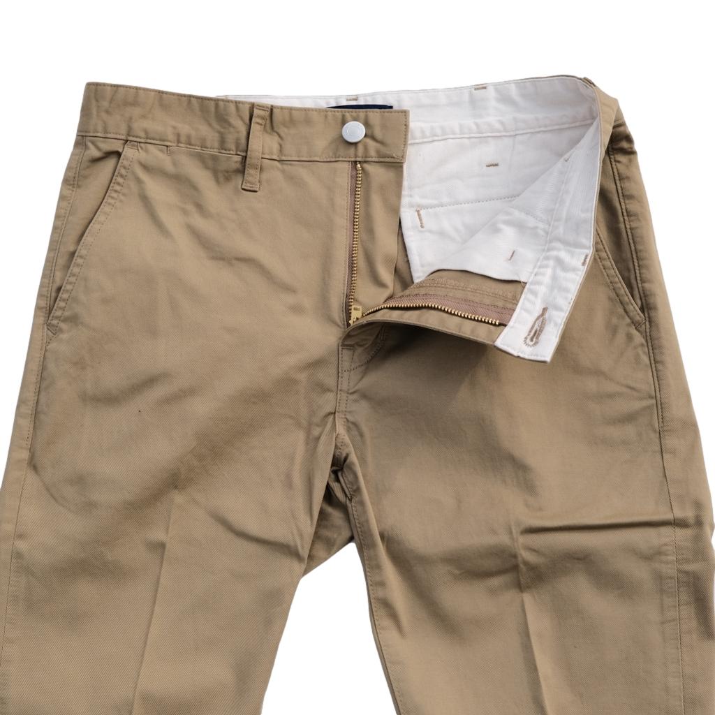 Japan Blue Slim Fit Stretch Trousers (Beige)
