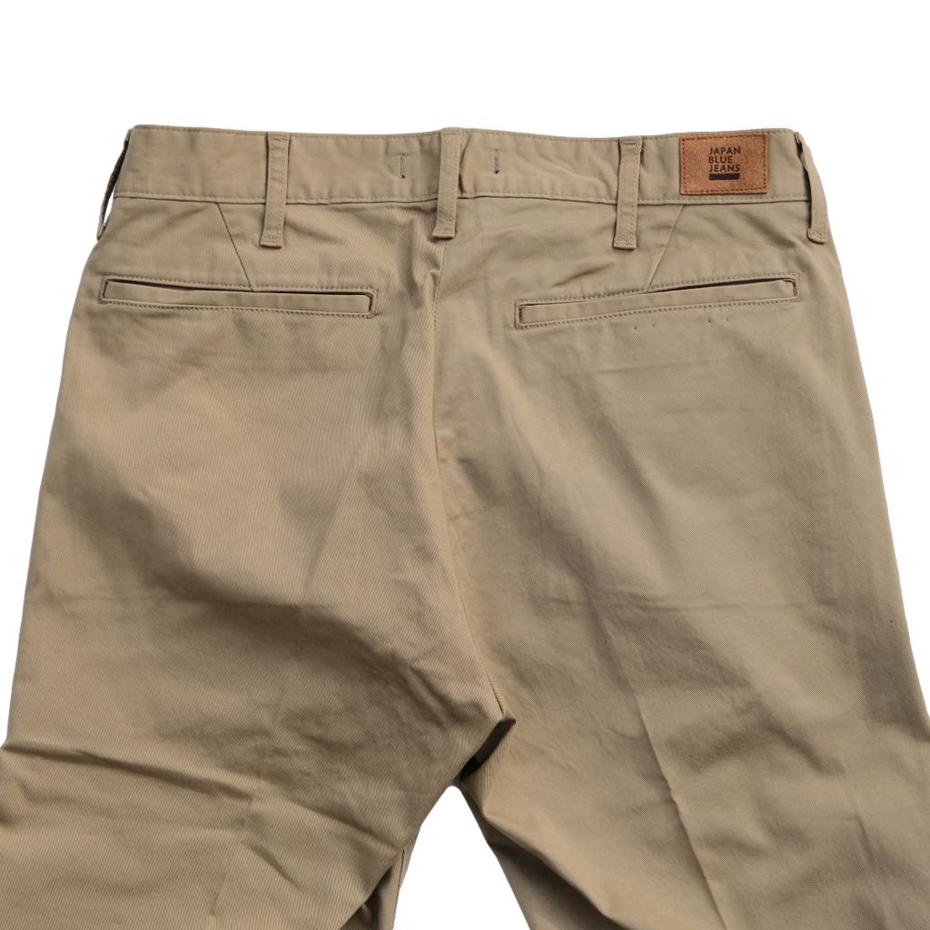 Japan Blue Slim Fit Stretch Trousers (Beige)