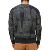Japan Blue Patchwork Sashiko Jacquard Sweatshirt