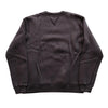 Loop & Weft Super Fluffy Knit Double-V Sweatshirt (Black)